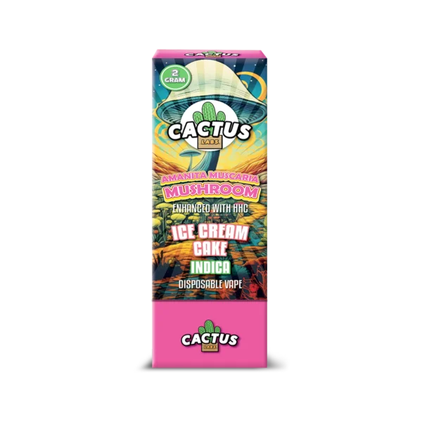 Cactus Amanita Muscaria Mushroom Ice Cream Cake Indica (2 Gram)