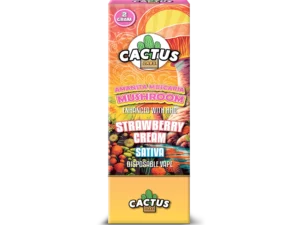 Cactus Amanita Muscaria Mushroom Strawberry Cream Sativa (2 Gram)