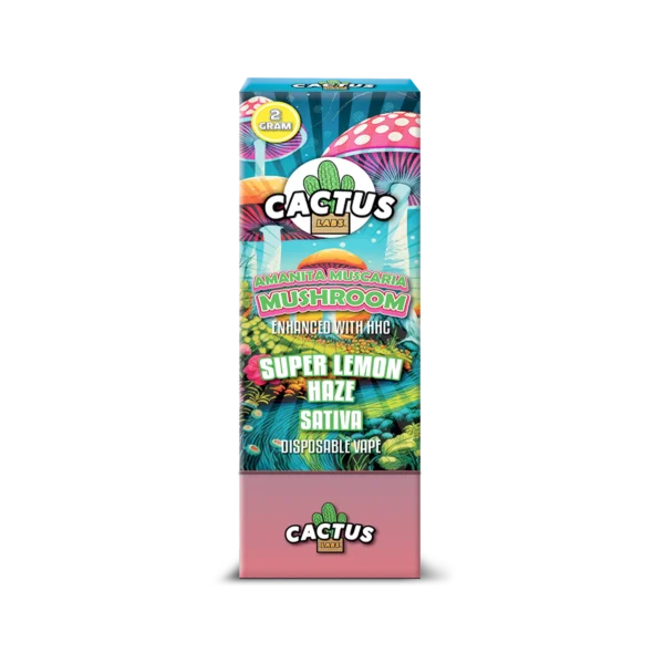 Cactus Amanita Muscaria Mushroom Super Lemon Haze Sativa (2 Gram)